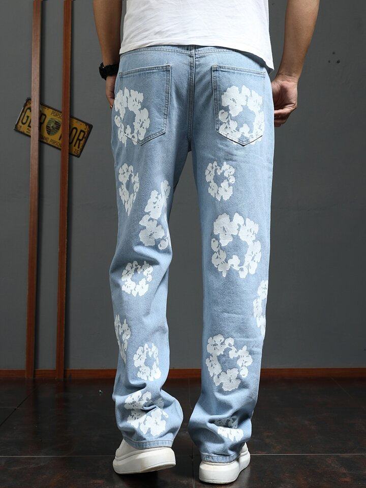 Pantalons en jean Denim Tears Bleu