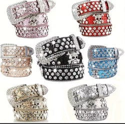 Ceinture y2k type diamants