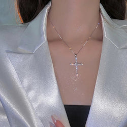 Diamond Cross Necklace!