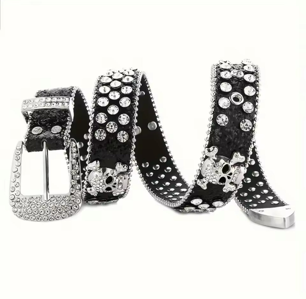 Ceinture y2k type diamants