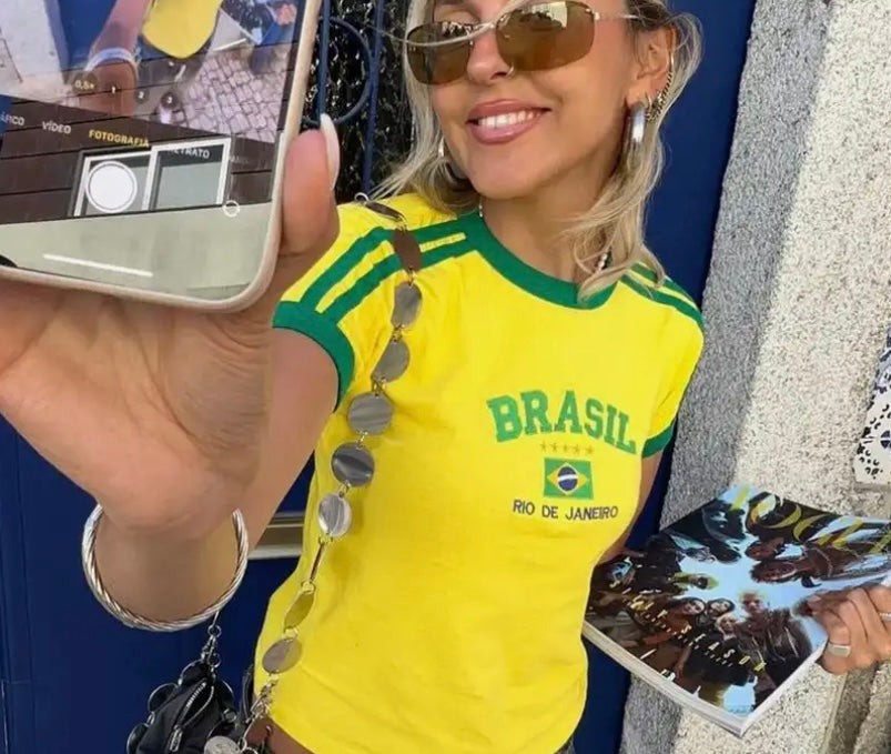 Brasil Shirt 🇧🇷 Femme